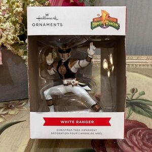 Hallmark Power Rangers White Ranger Christmas Tree Ornament NEW in Box